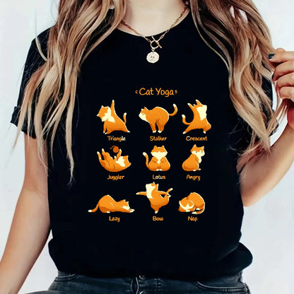 Womens Funny Animals Pattern Tshirt